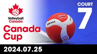 2024 Volleyball Canada Canada Cup 🏐 COURT 7  Day 2  Morning Session July 25 2024 [upl. by Jun]