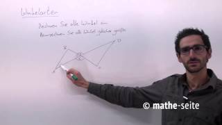 Winkelberechnung mit den Winkelfunktionen sinus cosinus und tangens Beispiel 1  T0101 [upl. by Byron]