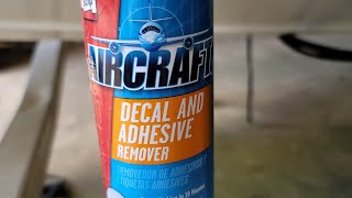 WOW KleanStrip AIRCRAFT Decal and Adhesive Remover Review [upl. by Silecara]