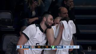 WOW What a dunk by Bandja Sy Partizan NIS  Krka 1212019 [upl. by Eslehc]