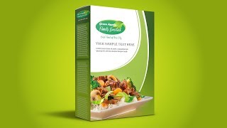 Food Packaging Design  Photoshop CC Tutorial [upl. by Semajwerdna]