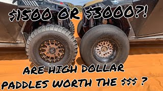 UTV Paddle Tire Review  RZR Turbo S  Best Tires for Sand Dunes [upl. by Barnabe6]