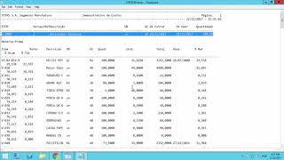 HOW TO  Datasul  Relatório Custos Versão Desenvolvimento [upl. by Aland848]