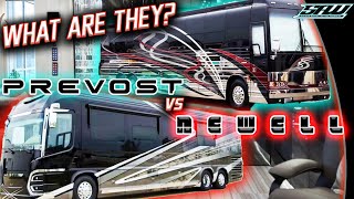 Prevost vs Newell High End Motor Coach World Explained Million Dollar RVs [upl. by Phillie]