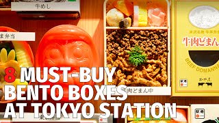 8 MustBuy Bento Boxes at Tokyo Station  Japanese Food [upl. by Gustie]