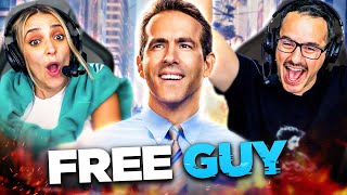 FREE GUY 2021 MOVIE REACTION FIRST TIME WATCHING Ryan Reynolds  Shawn Levy  Full Movie Review [upl. by Onihc]