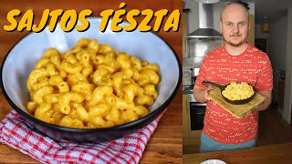 Sajtos tészta egyszerűen mac and cheese – konyhavilág [upl. by Eserehc245]