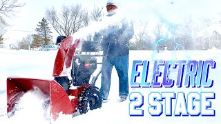 Toro 60V Electric Power Max 2Stage Snowblower Review [upl. by Airdnekal]