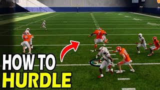 How to Hurdle in College Football 25 [upl. by Anneyehc934]