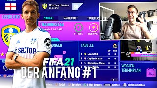 FIFA 21  KARRIEREMODUS AUF ANFANG  🔥😍 Leeds Karriere 1 [upl. by Ainuj190]