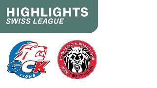 GCK Lions vs Winterthur 42  Highlights Swiss League [upl. by Edahsalof]