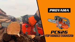 Proyama 12 Inch Top Handle Chainsaw  Lightweight amp Portable [upl. by Nitneuq]