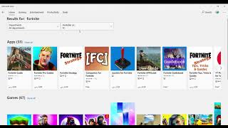 Today ill show you how to install fortnite in microsoft store [upl. by Casmey631]