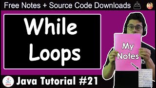 Java Tutorial While Loops in Java [upl. by Arrad]