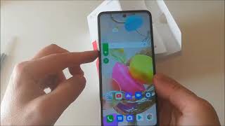 Lg K42 unboxing and data [upl. by Yeliw]