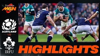 SCOTLAND v IRELAND  2025 GUINNESS MENS SIX NATIONS  RUGBY HIGHLIGHTS [upl. by Glogau]