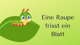 quotEINE RAUPE frisst ein Blattquot  u3  aus quotKrippenlieder 1quot [upl. by Ynetsed]