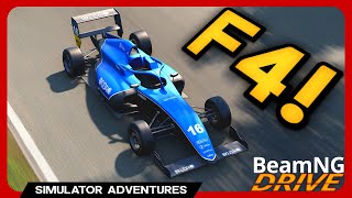 FORMULA 4 In BeamNG  Racing The NEW Carbonworks F4 Mod [upl. by Mundt]