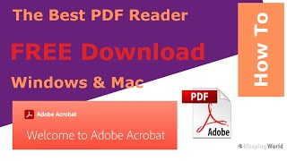 Get the Best PDF Reader  FREE Download and Install of Adobe Acrobat [upl. by Rodrick723]