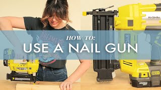 How To Use a Nail Gun [upl. by Melba]