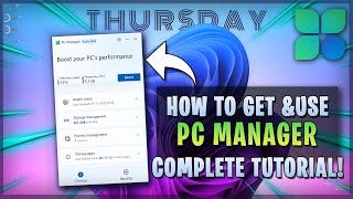 Microsoft PC Manager How to Download amp Use Complete Tutorial [upl. by Petes759]