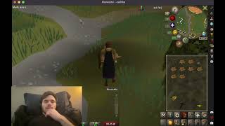 reaching level 53 woodcutting in old school runescape [upl. by Sldney492]