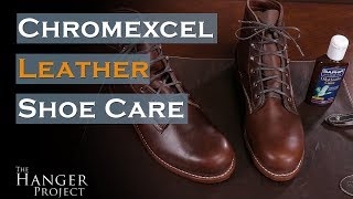 Chromexcel Leather Shoe Care  1000 Mile Boot [upl. by Nayhr64]