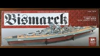 Amati 1200 Scale Bismarck Unboxing [upl. by Dulcie]