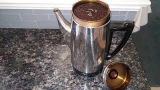 Easy How To Clean Up A Dirty Percolator Coffee Maker amp Pot [upl. by Eads]