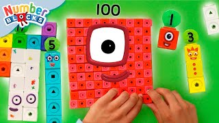 Lets Build Numberblocks 1 to 100  DIY  Learn to Count with Toy Play  Numberblocks [upl. by Alleram830]