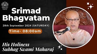 Srimad Bhagavatam Class by H H Subhag Swami Maharaj  SB108648 [upl. by Krug628]