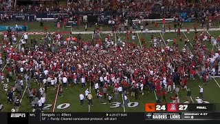 Arizona UPSETS 11 Oregon State and fans storm the field [upl. by Notsob]