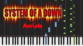 System Of A Down  Aerials Piano Cover Tutorial ♫ [upl. by Lazaro340]