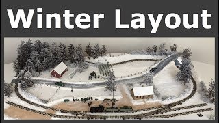 Making a Winter Layout in H0e Scale [upl. by Barny]