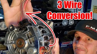 Changing my 1 Wire Alternator to a 3 Wire Alternator How and why [upl. by Binetta791]