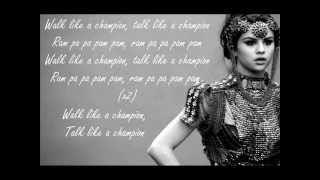 Selena Gomez  Like a Champion Lyrics [upl. by Lillith]