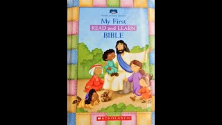 My First Read and Learn Bible Read Aloud Childrens Bible Kids Bible 9 Bible Stories [upl. by Bopp]