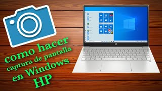 como hacer una captura de pantalla en laptop hp [upl. by Valli]