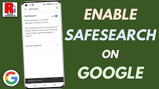 How to Enable SafeSearch on Google App [upl. by August773]