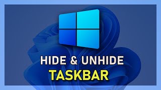 Windows 10  How to Hide amp Unhide Taskbar [upl. by Hsemin]