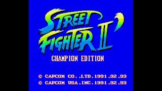 Street Fighter 2 Champion Edition Mar 25 1993 prototype Unreleased [upl. by Anerys963]