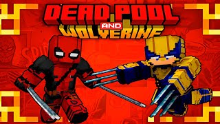 NOVA  ADDON SUPER HEROIS Para Minecraft PE  DeadPool and Wolverine 120 [upl. by Amis374]