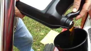 Yanmar tractor oil change part 2 [upl. by Yrrep]