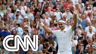 Roger Federer anuncia aposentadoria do tênis  LIVE CNN [upl. by Urbanna]