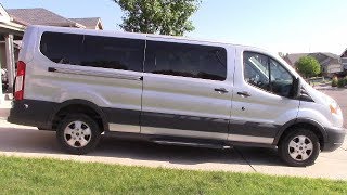 Ford Transit 12 Passenger Van Review  Is it good for Family Trips [upl. by Atisusej]