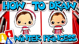 How To Draw Winter Princess Belle [upl. by Ennairam460]