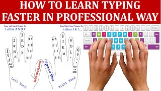 LEARN TYPING QUICK amp EASY IN PROFESSIONAL WAY  FASTER TYPING PRACTICE [upl. by Urson]