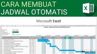 Membuat Jadwal Otomatis Menggunakan Excel [upl. by Finkelstein]