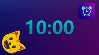 10 minute Timer Countdown with Alarm [upl. by Atniuqal741]