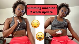 Ultrasonic Fat Cavitation Machine 2 WEEK UPDATE   weekly body update [upl. by Osy]